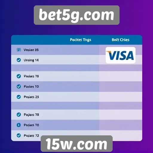 Métodos de pagamento aceitos na bet5g.com